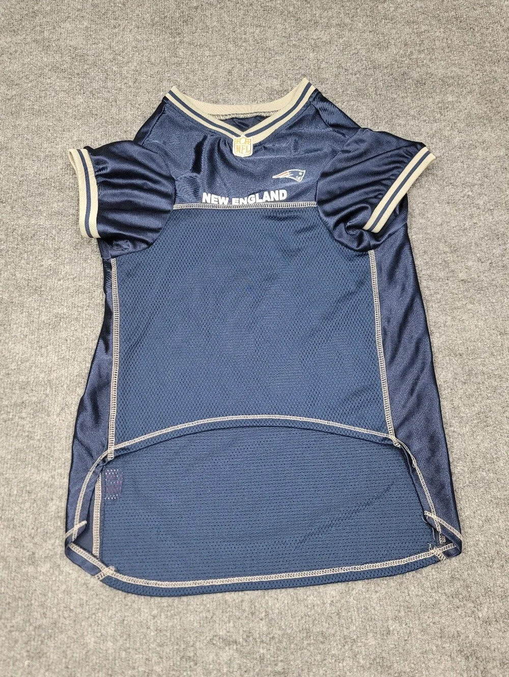 NFL New England Patriots Dog Pet Premium Jersey Mesh Size XXL